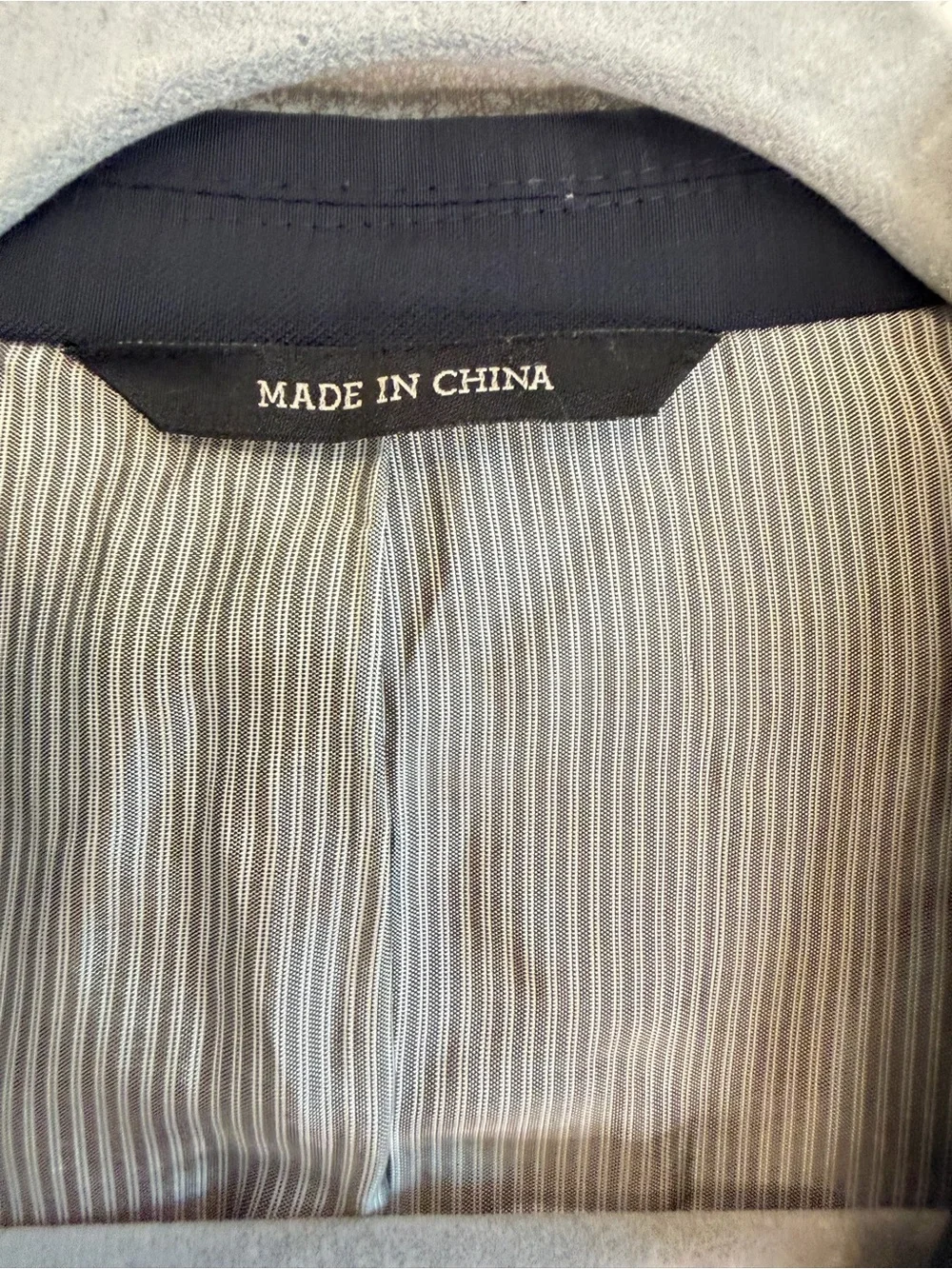 Banana Republic Navy Single-Breasted Tailored Blazer